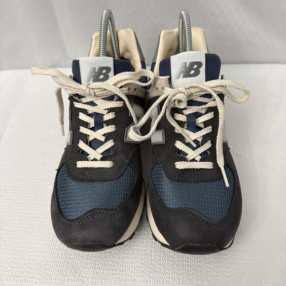 New Balance 574 Shoes Mens Size 8 Blue Leather Mesh Sneakers main image 5